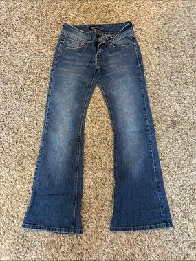 Angels Dark Blue Flare Jeans